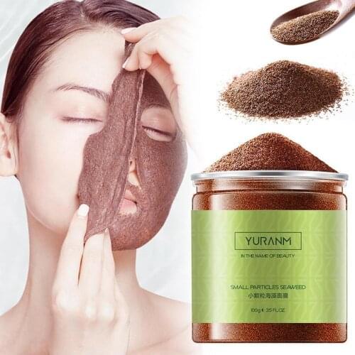 Natural Seaweed Mask Granules Powder Collagen Beauty Mask Anti Aging Whitening Moisturizing Face Skin Care Seaweed Mask
