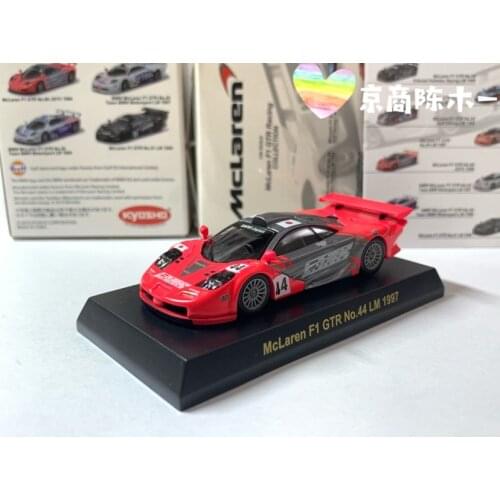 KYOSHO 1/64 McLaren F1 GTR NO.44 LM 1997 F1 RACING Collect die casting alloy trolley model