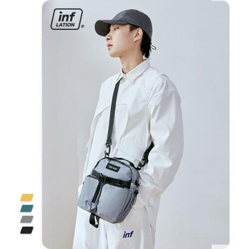 INFLATION Harajuku Travel Bag Men Outdoor Multifunctional Crossbody Bag Couple 2021 Fashion Large Capacity Messenger Bag Male
