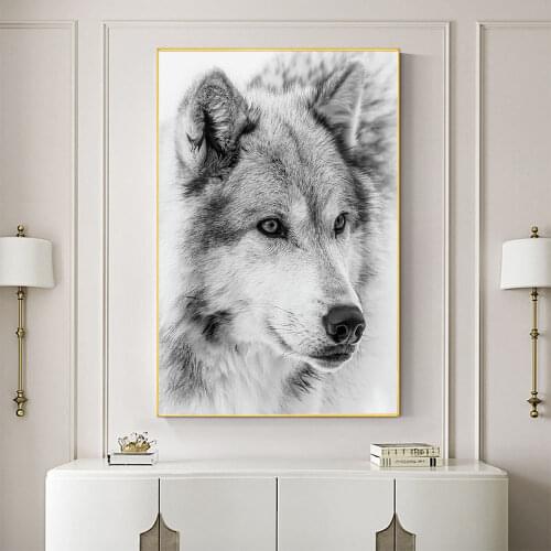 Wolf Cartoon Animal Printed Fabric 11CT Cross Stitch Embroidery Complete Kit DMC Threads Knitting work Painting Adults