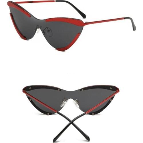 2019 new sunglasses womens sunglasses mens sunglasses cats eye metallic fashion must-have sunglasses