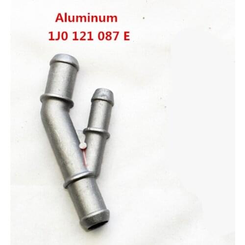 Aluminium Alloy Cooling Coolant T-Fitting Hose Pipe Connector For VW MK4 Golf Jetta Bettle A3 S3 TT 1.8T 1J0121087E 1J0122109AQ