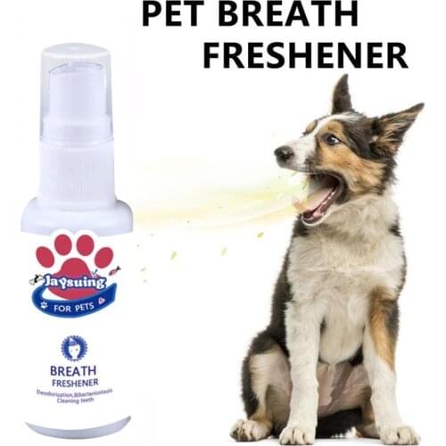 30ml Pet Oral Cleanser Pet Breath Freshener Mouth Oral Spray Fresh Breathing Dental Care for Dog Puppy