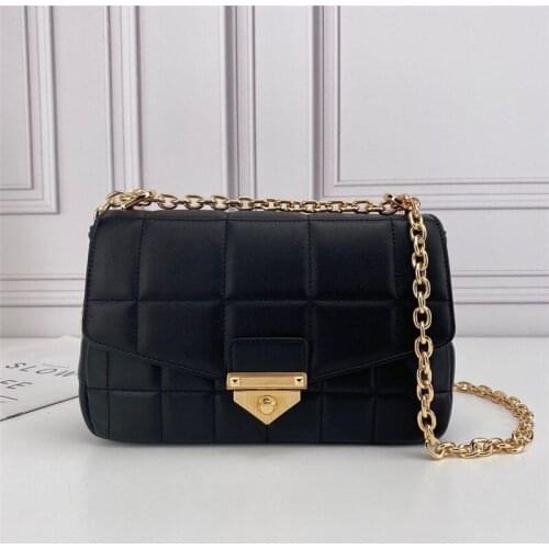 Luxury Handbags Women Bags 2021 High Quality Genuine Leather Lock Shoulder Bag Crossbody Bag Lady Party Square Bags