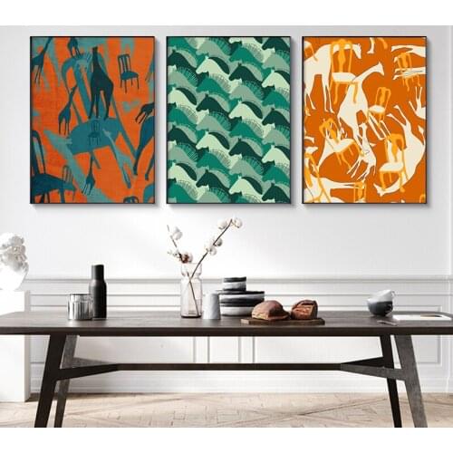 Modern Contemporary Art Abstract Animal Canvas Paintings For Living Room Bedroom Posters And Prints Wall Poster Home Decor