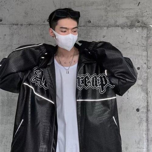 SQLYZAWN Men's Faux Leather Jackets