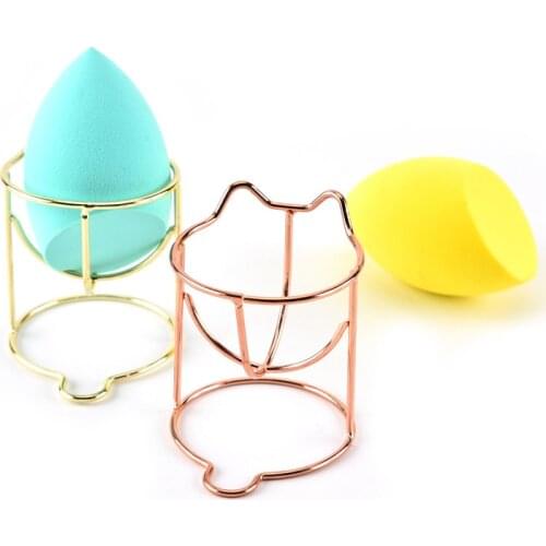1pcs Square Puff Rack Makeup Sponge Gourd Powder Puff Rack Egg Powder Puff Bracket Box Dryer Organizer Beauty Shelf Holder Tools