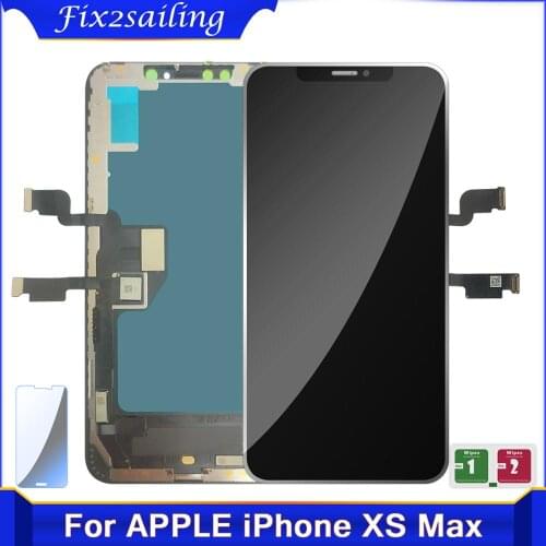100% Tested LCD For iphone XS MAX LCD Screen Display Touch Screen Digitizer Assembly For APPLE iphone XSmax OLED OEM