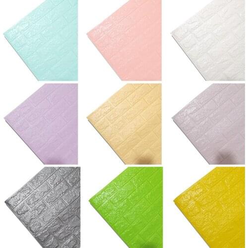 70 * 77 Cm 3d Brick Pe Foam Wall Veneer, Room Decal and Embossing, Living Room, Childrens Room, Home Decoration