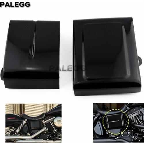 Battery Side Fairing Cover Guard Protector For Harley Dyna 2006-2017 Fat Bob Low Rider Switchback Super / Wide Glide Street Bob