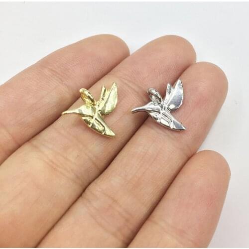 Eruifa 20pcs 20mm Eye Tear print gold/Silver plated Zinc alloy Charms Pendant Jewelry DIY Necklace 2 colors