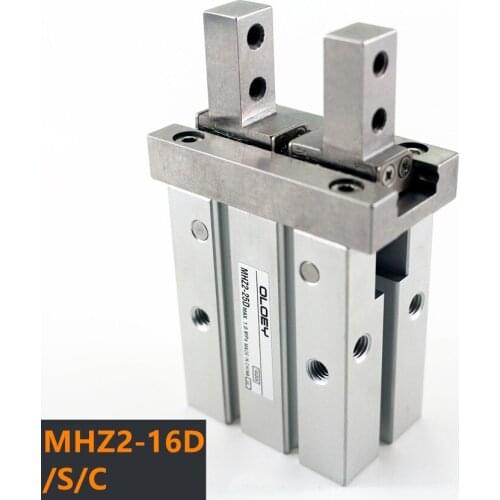 MHZ2 MHZ2-16D MHZ2-16D1 MHZ2-16D2 MHZ2-16D3 MHZ2-16S C pneumatic cylinder Air Gripper Standard 2 Fingers Double/Single acting