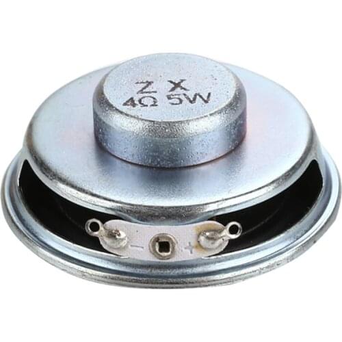 1pcs Mini Speaker Unit Loudspeaker 2inch 4Ohms 5W Metal Round Magnet Speaker Accessories
