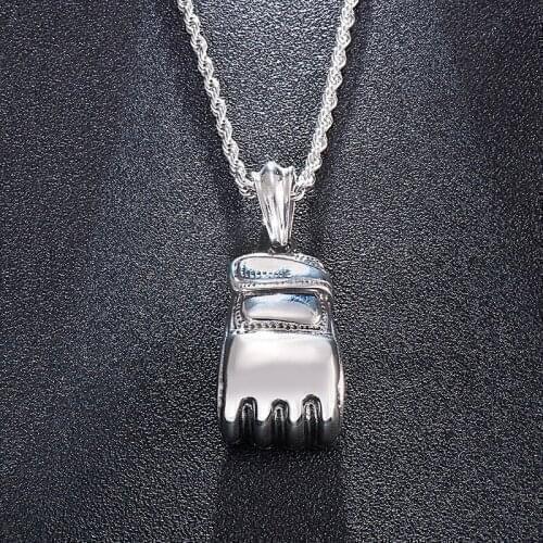 Fashion Tyrannical Boxing Glove Pendant Charms For Men 316L Stainless Steel Never fade and Rust
