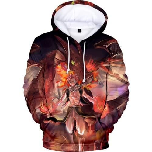 3D FAIRY TAIL Fashion Fall Winer Suit Hoodies Sweatshirt Clothes Youthful Vitality Women/Men The Punk Style Clothes Kids Clothes