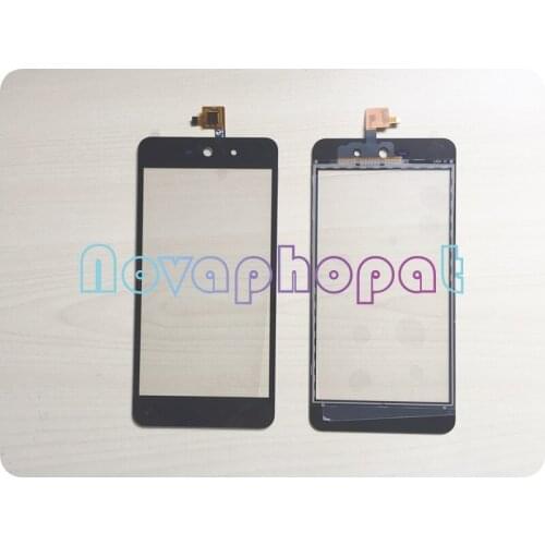 Novaphopat Black Touchscreen For Micromax Canvas Selfie Lens Q345 Touch screen digitizer Sensor screen Touchpad Replacement