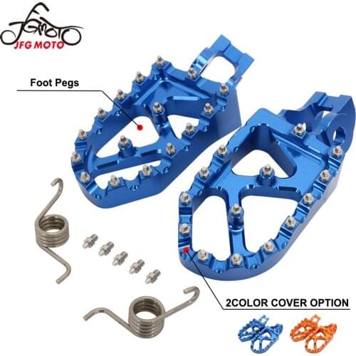 Motorcycle CNC Footrest Footpeg Foot Pegs For Husqvarna TC85 TC125 TC250 FC FE 250 350 450 FE501 TE150 TE250 TE300 FS450 TX300