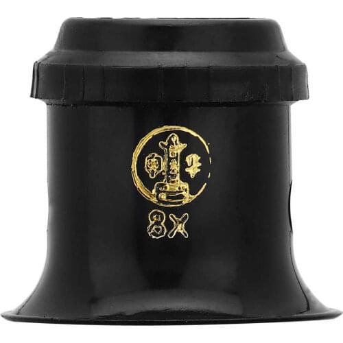 Professional 3X 4X 5X 8X Magnifying Glasses Watch Repair Magnifier Jeweler Loupe