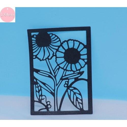 Flower Frame Die Template Stamp for Scrapbooking Photo Album Stencil Embossing Folder Craft Slimline Card Die Stamps Card Making