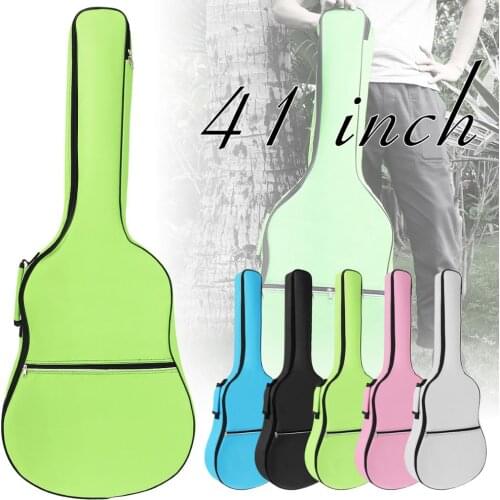 Guitar Bag 41 Inch Portable Oxford Fabric Acoustic Guitar Double Straps Padded Guitar Soft Case Gig Bag Waterproof Backpack