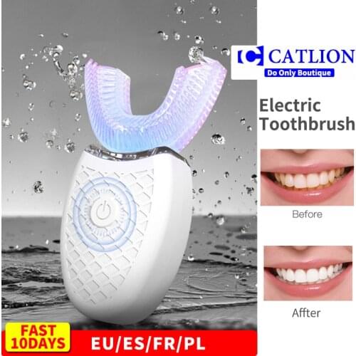 Ultrasonic Electric Toothbrush Usb Rechargeable Intelligent Silicon Teethbrush Ipx7 Waterproof U Sonic Brush heads Clean tooth