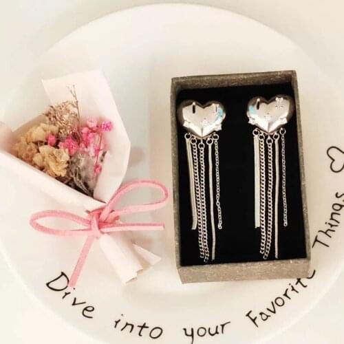 Romantic Heart Earrings 925 Silver Fashion Jewelry Multiple Options Womens Wedding Party Charm Piercing Earrings Birthday Gift