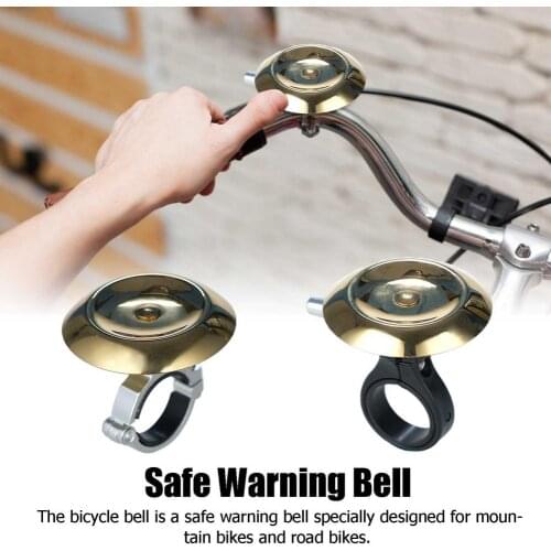 Bicycle Handlebar Bell Aluminum Alloy + Copper / ABS + Copper Bike Warning Bell Mountain Road Bike Ring Horn Cycling Accessories