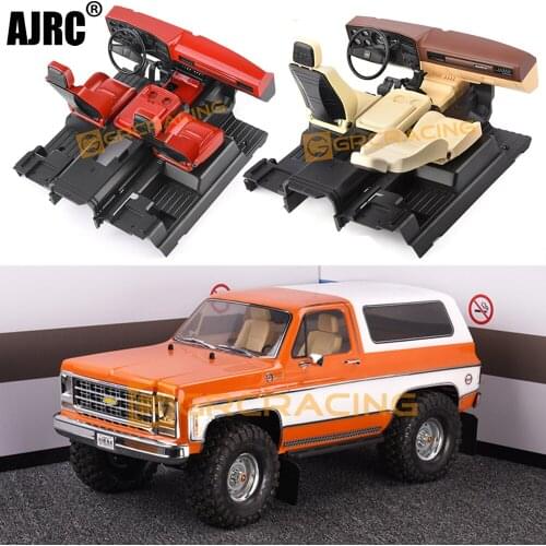 1/10 Remote Control Car TRAXXAS TRX4 Chevrolet K5 Trailblazer Interior Pioneer 1979 Simulation Center Console Seat Modification