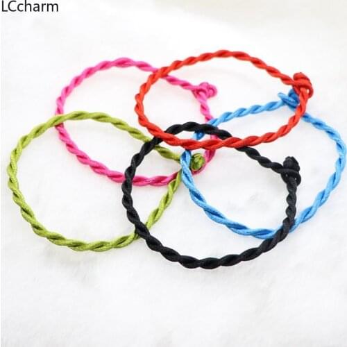 10pcs Fashion Red Rope Weave String Bracelet Lucky Handmade Rope Bracelet for Women Men Jewelry Lover Couple 30Color Choose