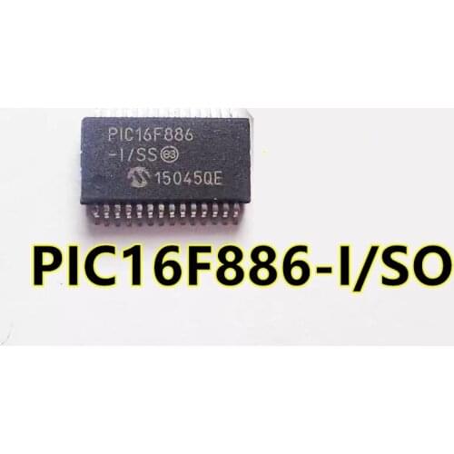 2PCS PIC16F886-I/SS SSOP-28 PIC16F886 Brand new original