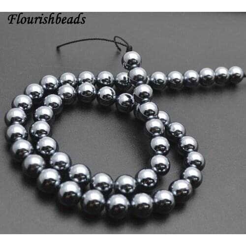 4mm~16mm Natural Titanium Hertz Round Loose Beads