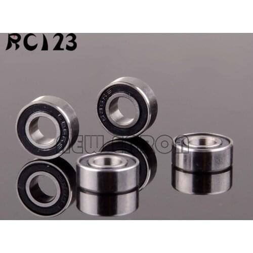 4PCS Black Rubber Sealed Ball Bearing Seal 2RS 6*13*5 MM 6x13x5mm 686RS 686-2RS Deep Groove RC Model Car NEW ENRON