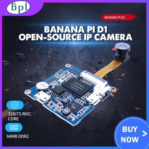 BPI-D1 Banana PI D1 Open-source IP Camera with wide-angle lens BPI D1.Smart Home Control Device free shipping
