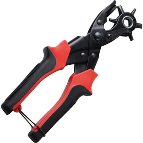 Hole Puncher Forceps Elliptical/Flat/Circular Hole Craft Tool Belt Trimming