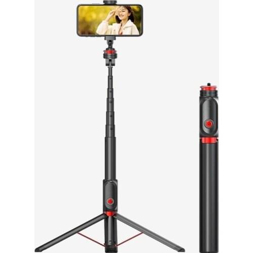 Eccentric Pole Integrated Mobile Phone Bluetooth Selfie Camera Tripod Portable Storage Live Fill Light Bracket