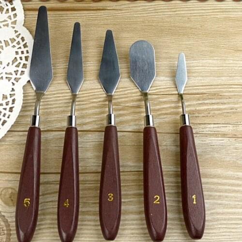 Baking Tools Decorating spatula sets art pottery carving knife carving cream cake scraper set