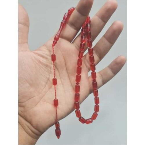 Islamic Tasbih Muslim Rosary Beads 33 Prayer Rosary For Men Bracelet For Men Accessory amber oltu amber stone Handmade Turkey