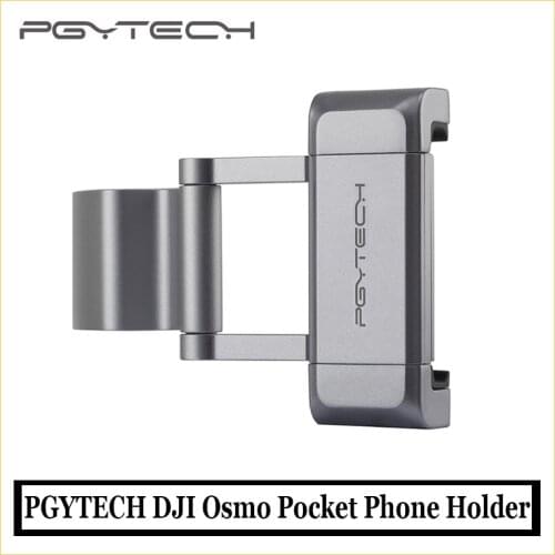 Original PGYTECH DJI Osmo Pocket Phone Holder Plus Set Foldable for DJI OSMO Pocket/Pocket 2 Handheld Gimbal Accessories