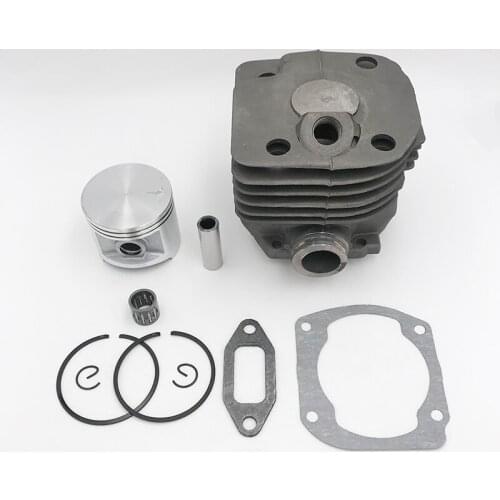 HUNDURE 50mm Cylinder Piston Gasket Kit For Husqvarna 362 365 371 372 Chainsaw #503939372 Rings Pin/Finger Circlips NEW Parts