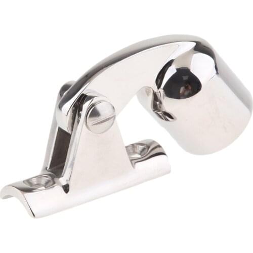 Boat Bimini Top Cap Eye End 120 Degree Elbow Deck Hinge Full 316 Stainless Steel