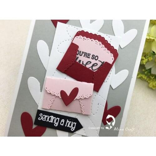 AlinaCraft METAL CUTTING DIES cute envelope Scrapbooking paper craft card album emboss knife blade punch stencil