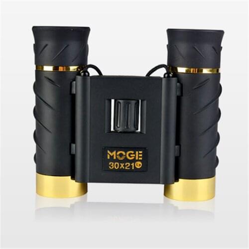 MOGE 30x21 Mini Pocket Binoculars Low Light Level Night Vision HD High Power Telescope