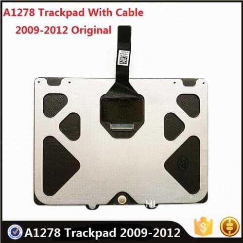 Original A1278 Trackpad For Macbook Pro 13.3" 2009-2012 Year Touchpad With Cable 821-0831-A 821-1254-A 821-0890-A Replacement