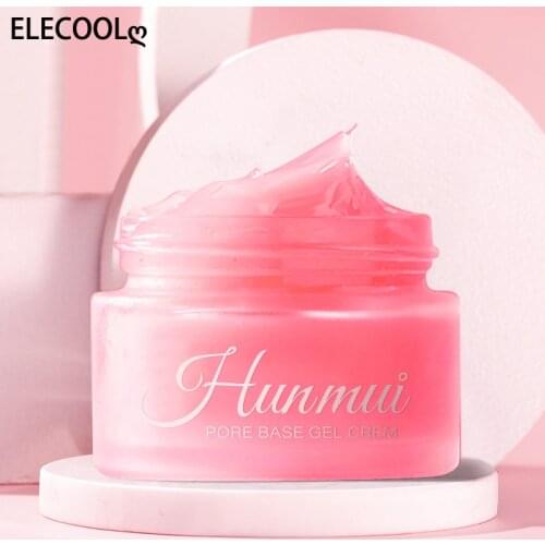 ELECOOL Makeup Base Face Primer Gel Invisible Pore Light Oil-Free Makeup Finish No Creases Not Cakey Foundation Primer Cosmetic