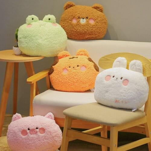 Kawaii Animal Plush Toy Soft Stuffed Pillow Bedding Bedroom Sofa Car Seat Chair Decor Gift for Children