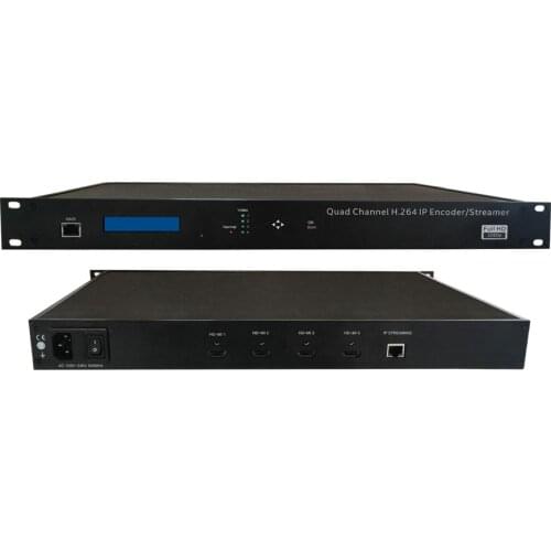 IPTV Solution Promotion — Quad Channels H.264 IP Encoder