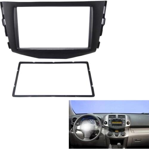 Car refitting DVD frame,DVD panel,Dash Kit,Fascia,Radio Frame,Audio frame Fit For 2006-2012 Toyota RAV4,2DIN