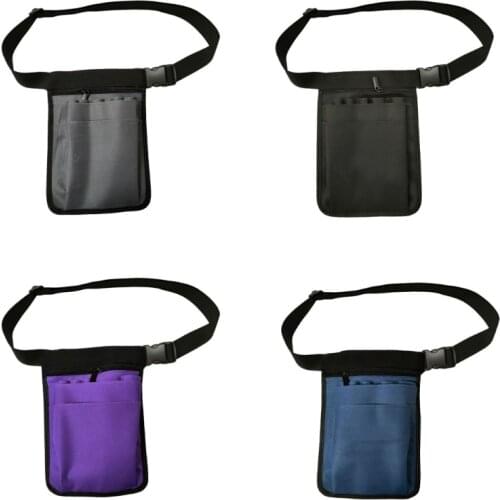 Nursing Organizer Belt Multi Compartment Medica Pack Pocket Nurse Apron Hip Bag for stethoscopes, Bandage Scissors and 20CA