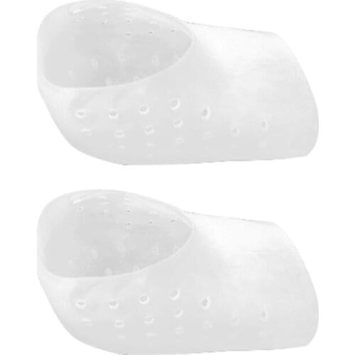Silicone Height Increasing Pad Heel Insole Cushion Soles Unisex Invisible Socks