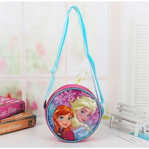 Disney Princess Frozen diaper bag Children Purse Coin Cartoon Elsa bag shoulder girl boy packet gift bag Messenger round bag